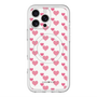スリムプロテクションプレミアムケース with MagSafe［ Stripe Hearts - Pink ］