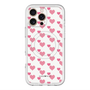 スリムプロテクションプレミアムケース with MagSafe［ Stripe Hearts - Pink ］