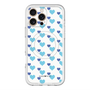 スリムプロテクションプレミアムケース with MagSafe［ Stripe Hearts - Blue ］