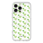 スリムプロテクションプレミアムケース with MagSafe［ Stripe Hearts - Green ］