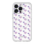 スリムプロテクションプレミアムケース with MagSafe［ Stripe Hearts - Purple ］