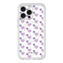 スリムプロテクションプレミアムケース with MagSafe［ Stripe Hearts - Purple ］