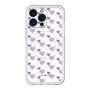 スリムプロテクションプレミアムケース with MagSafe［ Stripe Hearts - Purple ］