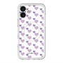 スリムプロテクションプレミアムケース with MagSafe［ Stripe Hearts - Purple ］