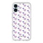 スリムプロテクションプレミアムケース with MagSafe［ Stripe Hearts - Purple ］