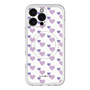 スリムプロテクションプレミアムケース with MagSafe［ Stripe Hearts - Purple ］