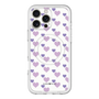 スリムプロテクションプレミアムケース with MagSafe［ Stripe Hearts - Purple ］