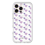 スリムプロテクションプレミアムケース with MagSafe［ Stripe Hearts - Purple ］
