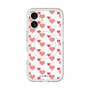 スリムプロテクションプレミアムケース with MagSafe［ Stripe Hearts - Red ］