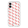 スリムプロテクションプレミアムケース with MagSafe［ Stripe Hearts - Red ］