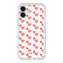 スリムプロテクションプレミアムケース with MagSafe［ Stripe Hearts - Red ］