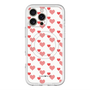 スリムプロテクションプレミアムケース with MagSafe［ Stripe Hearts - Red ］