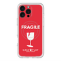 スリムプロテクションプレミアムケース with MagSafe［ FRAGILE - Red ］