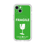 スリムプロテクションプレミアムケース with MagSafe［ FRAGILE - Green ］