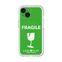 スリムプロテクションプレミアムケース with MagSafe［ FRAGILE - Green ］