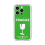 スリムプロテクションプレミアムケース with MagSafe［ FRAGILE - Green ］