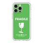 スリムプロテクションプレミアムケース with MagSafe［ FRAGILE - Green ］