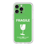 スリムプロテクションプレミアムケース with MagSafe［ FRAGILE - Green ］