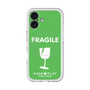スリムプロテクションプレミアムケース with MagSafe［ FRAGILE - Green ］