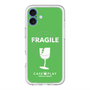 スリムプロテクションプレミアムケース with MagSafe［ FRAGILE - Green ］