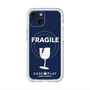 スリムプロテクションプレミアムケース with MagSafe［ FRAGILE - Navy ］