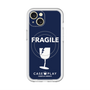 スリムプロテクションプレミアムケース with MagSafe［ FRAGILE - Navy ］