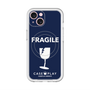 スリムプロテクションプレミアムケース with MagSafe［ FRAGILE - Navy ］