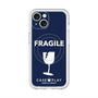 スリムプロテクションプレミアムケース with MagSafe［ FRAGILE - Navy ］