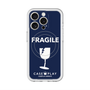 スリムプロテクションプレミアムケース with MagSafe［ FRAGILE - Navy ］