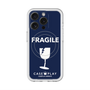 スリムプロテクションプレミアムケース with MagSafe［ FRAGILE - Navy ］