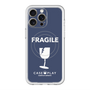 スリムプロテクションプレミアムケース with MagSafe［ FRAGILE - Navy ］