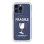スリムプロテクションプレミアムケース with MagSafe［ FRAGILE - Navy ］