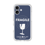 スリムプロテクションプレミアムケース with MagSafe［ FRAGILE - Navy ］