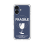 スリムプロテクションプレミアムケース with MagSafe［ FRAGILE - Navy ］