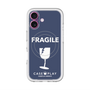 スリムプロテクションプレミアムケース with MagSafe［ FRAGILE - Navy ］