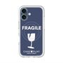 スリムプロテクションプレミアムケース with MagSafe［ FRAGILE - Navy ］