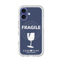 スリムプロテクションプレミアムケース with MagSafe［ FRAGILE - Navy ］