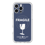 スリムプロテクションプレミアムケース with MagSafe［ FRAGILE - Navy ］