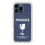 スリムプロテクションプレミアムケース with MagSafe［ FRAGILE - Navy ］