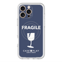 スリムプロテクションプレミアムケース with MagSafe［ FRAGILE - Navy ］