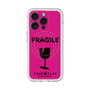 スリムプロテクションプレミアムケース with MagSafe［ FRAGILE - Pink ］