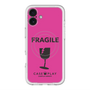 スリムプロテクションプレミアムケース with MagSafe［ FRAGILE - Pink ］