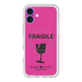 スリムプロテクションプレミアムケース with MagSafe［ FRAGILE - Pink ］