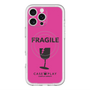 スリムプロテクションプレミアムケース with MagSafe［ FRAGILE - Pink ］