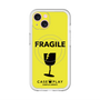 スリムプロテクションプレミアムケース with MagSafe［ FRAGILE - Yellow ］
