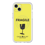 スリムプロテクションプレミアムケース with MagSafe［ FRAGILE - Yellow ］