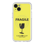 スリムプロテクションプレミアムケース with MagSafe［ FRAGILE - Yellow ］