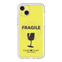スリムプロテクションプレミアムケース with MagSafe［ FRAGILE - Yellow ］