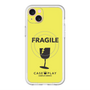 スリムプロテクションプレミアムケース with MagSafe［ FRAGILE - Yellow ］