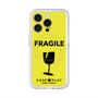 スリムプロテクションプレミアムケース with MagSafe［ FRAGILE - Yellow ］